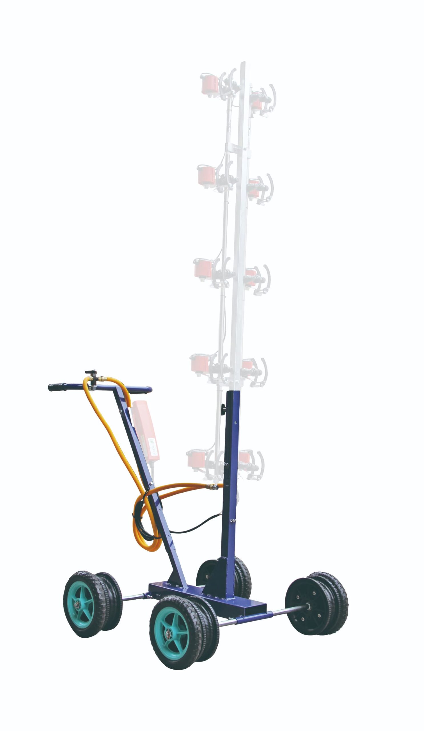 静電10頭口用4輪カート