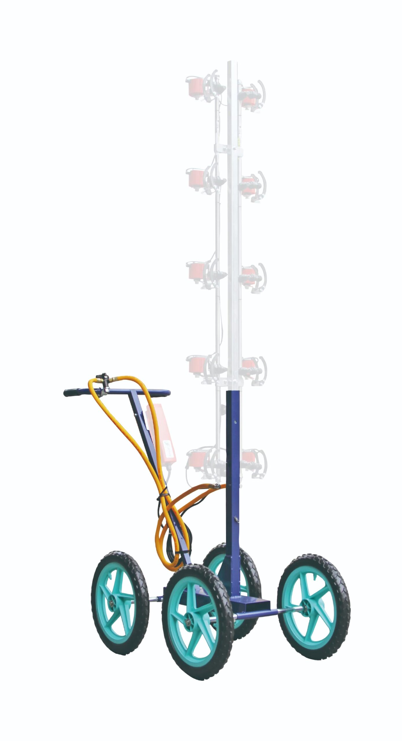 静電10頭口用4輪カート